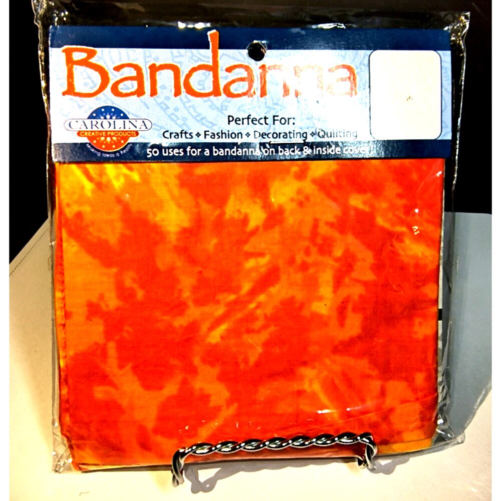 1776.  New in Pkg Tie Dye Bandanna Panuelo
